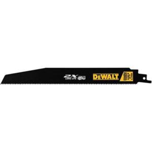 imageDEWALT Reciprocating Saw Blades MetalWoodcutting 5Piece Set DW4857 Yellow9 2X 10TPI  5Pack
