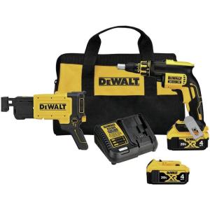 imageDEWALT Screw Gun Kit with Collated Drywall Attachment DCF620CM2