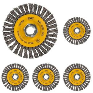 imageDeWalt Accessories DW4925 4x5811020 Wire WheelOne Size Pack of 5