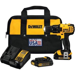 imageDeWalt DCD780C2 20V Liion Compact DrillDriver Kit full size