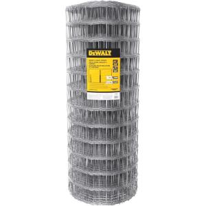 imageDeWalt Fence 48 in x 330 ft 1212 Gauge Galvanized Steel Sheep and Goat Fence DXAFMT34840548 in x 100 ft