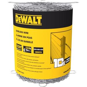 imageDeWalt Wire 1320 ft 1212 Gauge Galvanized Steel Wire 2Point Barbed DXAFMT3178210Point