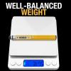 imageDEWALT Heavy Duty 3in1 Mini Stylus Pocket Pen Tablet Pens for iPad EDC Touch Screen Pens Ballpoint wTouchscreen Tip Keypad Tip Compatible iPhone Stylus Pen Extra Ink Cartridge Gifts for Dad
