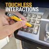 imageDEWALT Heavy Duty 3in1 Mini Stylus Pocket Pen Tablet Pens for iPad EDC Touch Screen Pens Ballpoint wTouchscreen Tip Keypad Tip Compatible iPhone Stylus Pen Extra Ink Cartridge Gifts for Dad