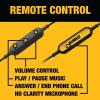 imageDEWALT Heavy Duty Earphones for Lightning Compatible wApple iPhone Headphones Wired Jobsite WaterResistant for iPhone Headphones Wired Lightning Corded Earphones for iPhones 14 and Older