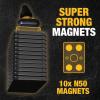 imageDEWALT Heavy Duty Magnetic Phone Holder for Car Universal Air Vent Magnetic Car Phone Holder Reinforced Automobile Mount for Mobile Devices and Mini Tablets Incl Metal Plates for NonMagSafe Devices