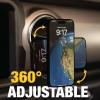 imageDEWALT Heavy Duty Magnetic Phone Holder for Car Universal Air Vent Magnetic Car Phone Holder Reinforced Automobile Mount for Mobile Devices and Mini Tablets Incl Metal Plates for NonMagSafe Devices