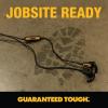 imageDEWALT Heavy Duty Wired Earphones with Microphone Jobsite Earbuds Wired 35mm WaterResistant 35mm Earbuds with Mic Connected Headphones for Outdoor WorkUSB C Headphones