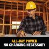 imageDEWALT Heavy Duty Wired Earphones with Microphone Jobsite Earbuds Wired 35mm WaterResistant 35mm Earbuds with Mic Connected Headphones for Outdoor Work355mm Headphones