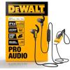 imageDEWALT Heavy Duty Earphones for Lightning Compatible wApple iPhone Headphones Wired Jobsite WaterResistant for iPhone Headphones Wired Lightning Corded Earphones for iPhones 14 and Older