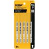 imageDEWALT  DW37705 Jigsaw Blades Thick Metal Cutting TShank 3Inch 14TPI 5Pack DW37705One Size