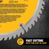 imageDEWALT 10Inch Miter Saw BladesTable Saw Blades 2Blade Combo 60Tooth ampamp 32Tooth Pack DW3106P5