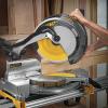 imageDEWALT 12Inch Miter Saw Blade ATB Thin Kerf Crosscutting 1Inch Arbor 80Tooth DW3128  Yellow12 in