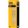 imageDEWALT DW3710H 4Inch 10 TPI Fine Smooth HCS UShank Woodcutting Jig Saw Blade 5Pack2Pack