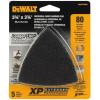 imageDEWALT DWASPTRIM80 80 Grit Mesh Oscillating Triangle 5 Piece