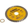 imageDEWALT Diamond Blade Dry or Wet Cutting Continuous Rim 78Inch Arbor 412Inch DW4701