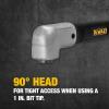 imageDEWALT IMPACT READY 15quot Right Angle Attachment for Impact Driver DWARA120