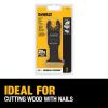 imageDEWALT Oscillating Tool Blade for Wood with Nails Wide Titanium Nitride Coated DWA4204 BlackOne Size