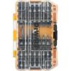 imageDEWALT Screwdriver Bit Set with Tough Case 45Piece DW2166 GreySilver Screwdriving Set with Tough CaseOne Size