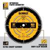 imageDEWALT Table Saw Blade 10 inch 80 Tooth Fine Finish Ultra Sharp Carbide DWA11080NEW Saw Blade  10 In  80 T