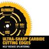 imageDEWALT Table Saw Blade 10 inch 80 Tooth Fine Finish Ultra Sharp Carbide DWA11080Saw Blade  10 In  80 T