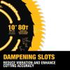 imageDEWALT Table Saw Blade 10 inch 80 Tooth Fine Finish Ultra Sharp Carbide DWA11080Saw Blade  10 In  80 T