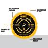 imageDEWALT Table Saw Blade 10 inch 80 Tooth Fine Finish Ultra Sharp Carbide DWA11080Saw Blade  10 In  80 T