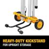 imageDEWALT Table Saw Stand Rolling Stand Collapsible and Portable Lightweight and Compact DW7440RSTable Saw Stand