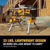 imageDEWALT Table Saw Stand Rolling Stand Collapsible and Portable Lightweight and Compact DW7440RSTable Saw Stand