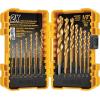 imageDEWALT Titanium Nitride Coated Drill Bit Set Pilot Point 21Piece DW136121Piece Drill Bit Set