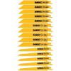 imageDeWalt DW4890 15Piece BiMetal Reciprocating Saw Blade Set with Case