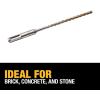 imageDeWalt DW5403 316quot x 412quot x 612quot Rock Carbide SDS Plus Hammer Bit316 x 4 x 612  4 cutter