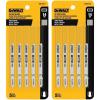 imageDEWALT  DW37705 Jigsaw Blades Thick Metal Cutting TShank 3Inch 14TPI 5Pack DW37705Pack of 2