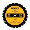 imageDEWALT 10 in 24 Tooth General Purpose Saw Blade Ultra Sharp Carbide Table Saw Blade DWA11024One Size
