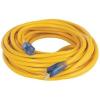 imageDEWALT 100 Foot 103 SJTW Lighted Extension Cord  Heavy Duty Outdoor Waterproof Weatherproof Heat ampamp Corrosion Resistant Industrial Strength Light Up Prong Outlet Plug Power Cord50 ft