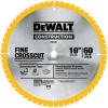 imageDEWALT 10Inch MiterTable Saw Blade Fine Finish 60Tooth 2Pack DW3106P5D60IOne Size