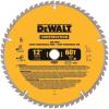 imageDEWALT 12Inch Miter Saw Blade ATB Thin Kerf Crosscutting 1Inch Arbor 80Tooth DW3128