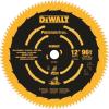 imageDEWALT 12Inch Miter Saw Blade Precision Trim ATB Crosscutting 1Inch Arbor 96 Tooth DW7296PT