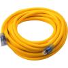 imageDEWALT 50 Foot 123 SJTW Lighted Extension Cord  Heavy Duty Outdoor Waterproof Weatherproof Heat ampamp Corrosion Resistant Industrial Strength Light Up Prong Outlet Plug Power CordGreen