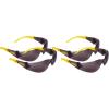 imageDEWALT DPG542C Protector Protective Eyewear  ANSI Z871 Impact Rated  Lightweight UniversalFit Frame  Flexible Rubber Temples  Smoke Lens  1 PairClear