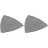 imageDEWALT DWASPTRIM120 120 Grit Mesh Oscillating Triangle 5 Piece1 Count Pack of 2