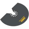 imageDEWALT Dwa4210 Oscillating Semicircle Blade Black