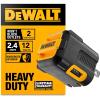 imageDEWALT Heavy Duty NeverBlock USB Charger Angled Dual Port 12W Wall Charger Adapter Foldable Plug Charging Box Brick Cube for iPhone 15 14 13 12 11 Pro Max Galaxy S22 S21 Note 20 HTC Moto LG