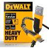 imageDEWALT Heavy Duty USB to MicroUSB Cable Jobsite Micro USB Connector Cable High Speed Charging Cord for Compatible Android Phones Cameras Legacy Devices 10 ft Black