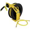 imageDEWALT Retractable Air Hose Reel 50ft Wall or Truck Bed Mounted Usable for Pnuematic Air Tools for Mechanics Garage At Home and More Double Arm Construction 38in x 50ft Hose