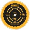 imageDEWALT Table Saw Blade 10 inch 80 Tooth Fine Finish Ultra Sharp Carbide DWA11080Saw Blade  10 In  80 T