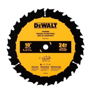 imageDEWALT 10 in 24 Tooth General Purpose Saw Blade Ultra Sharp Carbide Table Saw Blade DWA11024One Size