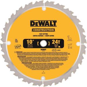imageDEWALT 10Inch Miter  Table Saw Blade ATB Thin Kerf 58Inch Arbor 40Tooth DW311424Tooth