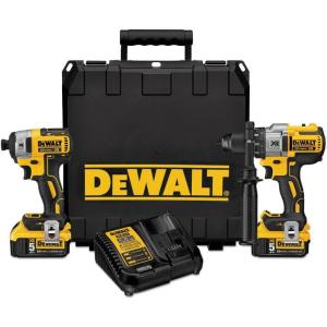 imageDEWALT 20V MAX Hammer Drill and Impact Driver Cordless Power Tool Combo Kit with 2 Batteries and Charger DCK299M2Hammerdrill  Impact Driver Combo Only
