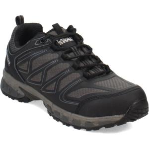 imageDEWALT Boron Mens Lightweight Aluminum Toe Safety Work Shoes  Slip Resistant Breathable Mesh ASTM Certified Comfortable for Construction ampamp WarehouseBlack